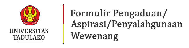 Formulir Pengaduan/Aspirasi/Penyalahgunaan Wewenang